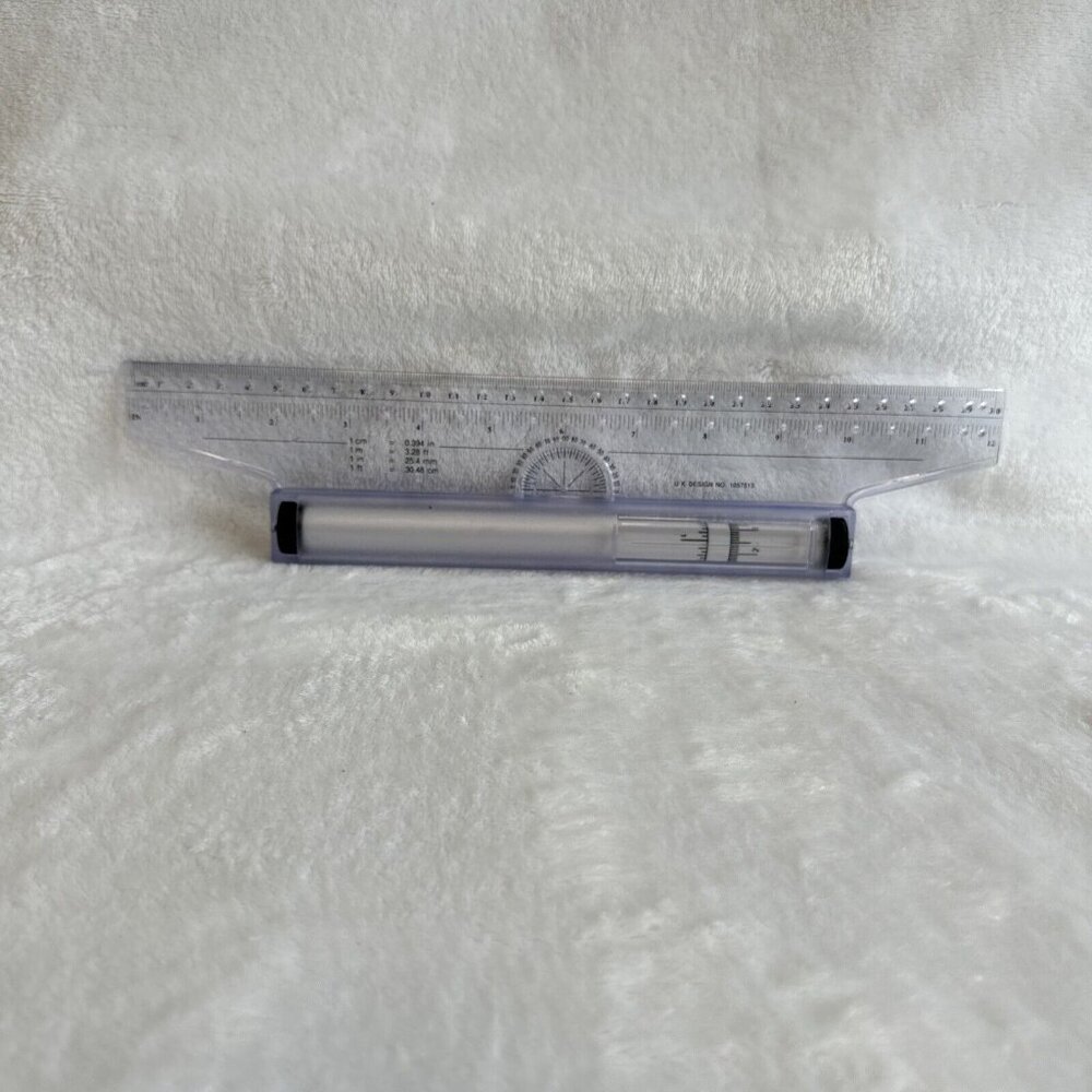 Rolling Parallel Ruler Universal Translation Angle Balance Drawing Measure Tools